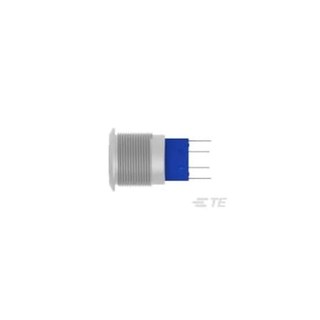 Te Connectivity Pushbutton Switch, Dpst, 3A, Wire Terminal, Panel Mount 1-2316542-3